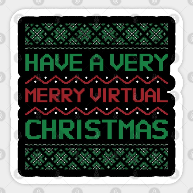 have a merry virtual christmas Sticker by natashawilona